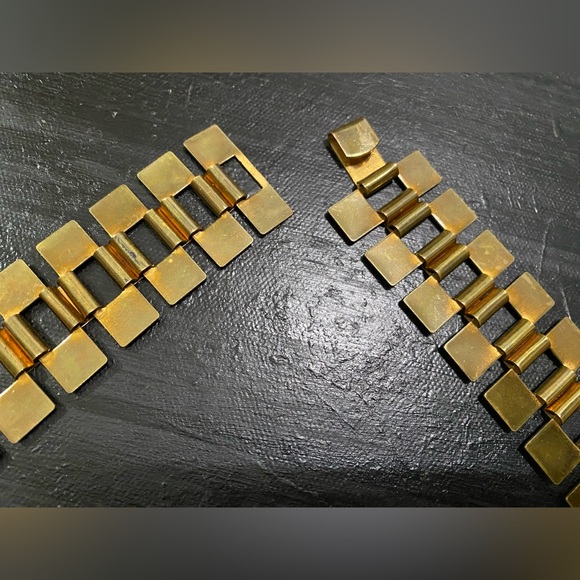 Vintage gold belt II- wider set